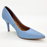 Vizzano 1184-1101 Pointy Toe Pump in Heavenly Blue Napa