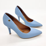 Vizzano 1184-1101 Pointy Toe Pump in Heavenly Blue Napa