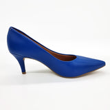 Vizzano 1185-702 Pointy Toe Pump in Blue Napa