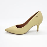 Vizzano 1185-702 Pointy Toe Pump in Pale Yellow Napa