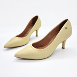 Vizzano 1185-702 Pointy Toe Pump in Pale Yellow Napa