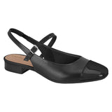 Beira Rio 4318-105 Low Heel Slingback Pump in Black