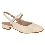 Beira Rio 4318-105 Low Heel Slingback Pump in Cream