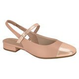 Beira Rio 4318-105 Low Heel Slingback Pump in Nude/Rose Gold