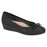 Moleca 5156-805 Low Heel Comfort Flat in Black