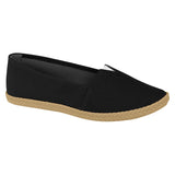 Moleca 5287-200 Canvas Flat in Black