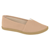 Moleca 5287-200 Canvas Flat in Nude