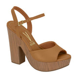 Vizzano 6281-747 Platform Sandal in Camel