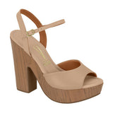 Vizzano 6281-747 Platform Sandal in Beige