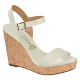 Vizzano 6283-2000 Wedge Sandal in Off White Napa