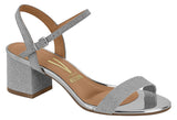 Vizzano 6291-900 Low Heel Sandal in Silver Shine