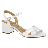 Vizzano 6291-927 Block Heel Sandal in White Patent