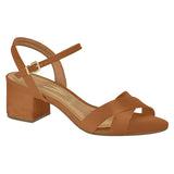 Vizzano 6291-927 Block Heel Sandal in Camel Napa