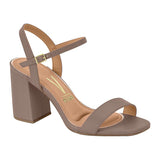 Vizzano 6409-208 Block Heel Sandal in Taupe