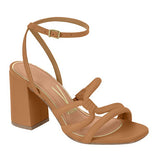 Vizzano 6409-217 Block Heel Sandal in Camel