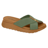 Modare 7198-100 Chunky Sole Slip-on Sandal in Green Sage