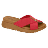 Modare 7198-100 Chunky Sole Slip-on Sandal in Red