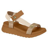 Modare 7198-101 Chunky Sole Sandal in Camel/Cream