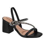 Beira Rio 8436-229 Block Heel Sandal in Black