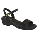 Beira Rio 8527-106 Low Heel Sandal in Black