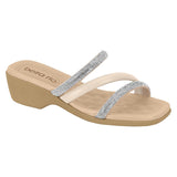 Beira Rio 8527-107 Slip-on Sandal in Cream