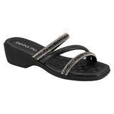 Beira Rio 8527-107 Slip-on Sandal in Black