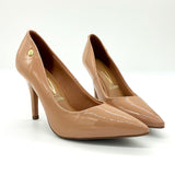 Vizzano 1184-1101 Pointy Toe Pump in Nude Patent