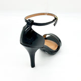 Vizzano 6210-655 High Heel Ankle Strap Sandal in Black Patent