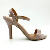 Vizzano 6249-464 High Heel Sandal in Taupe Patent