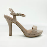 Vizzano 6210-1019 High Heel Sandal in Beige Patent