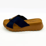 Modare 7198-100 Chunky Sole Slip-on Sandal in Navy