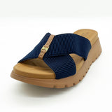 Modare 7198-100 Chunky Sole Slip-on Sandal in Navy