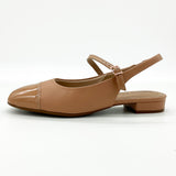 Beira Rio 4318-105 Low Heel Slingback Pump in Nude