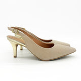 Vizzano 1185-700 Mid Heel Slingback in Gold