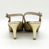 Vizzano 1185-700 Mid Heel Slingback in Gold