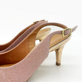 Vizzano 1185-700 Mid Heel Slingback in Rose Gold